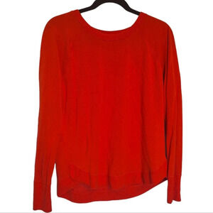 Athleta Large Lightweight Orange Sweater